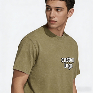 T-shirts à manches courtes pour hommes, style streetwear, 100% coton, écologiques, respirants, avec logo personnalisé imprimé numériquement - Product Image 3