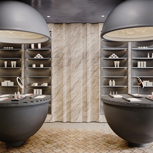 Custom Cosmetic Shop Interior Design Wooden Perfume Display Stands Makeup Store Showcase Furniture - Product Image 3