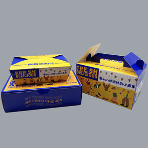 China alta calidad desechable <span class=keywords><strong>Mcdonald</strong></span> tamaños Papel Amable Ensalada Sushi papas fritas pollo frito ala papel hamburguesa fiambrera - Product Image 4