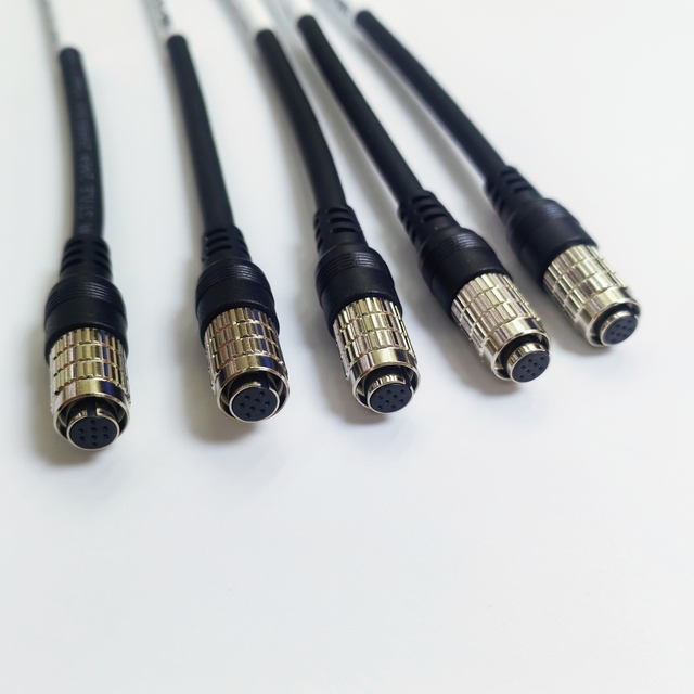 Custom Molex Micro-Fit 3.0 2x4 Female to Hirose HR8 8 Pin Female HR25-7TP-8S DAHENG Imaging CCD GIGE Industrial Camera Cable