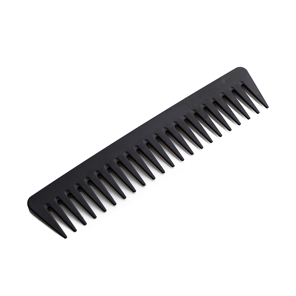 Black salon wide tooth comb