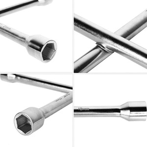 Cờ Lê Chữ Thập Phổ Quát Cờ Lê Lốp Xe 4 Chiều Lug Cờ Lê Bánh Xe Chữ Thập Cờ Lê Ổ Cắm Chéo - Product Image 4