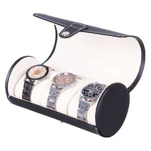 סיטונאי מותאם אישית pu עור נסיעות שעון גליל אלגנטי ועמיד תיבות שעון - Product Image 4