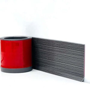 <span class=keywords><strong>Modern</strong></span> PVC kendinden yapışkanlı vinil duvar taban kabuğu ve kendinden yapışkanlı arka esnek duvar süpürgelik kalıp döşeme