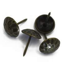 Clous de tapisserie d'ameublement à tête ronde en laiton antique de 11mm clous décoratifs pour canapé-lit et autres meubles