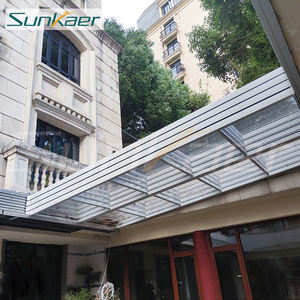 Buen precio, suministro del fabricante, cubierta de <span class=keywords><strong>terraza</strong></span> de plástico de aluminio superior, cubierta de techo retráctil, dosel de puerta, cubierta de techo de plástico - Product Image 4