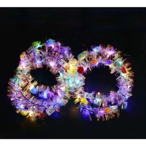 Guirlande lumineuse LED en forme de fleur avec 9 roses dorées, jouet lumineux - Product Image 5