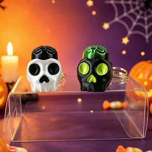 FUSEJOY3DPrint Serie Halloween Llavero Clicker de Calabaza y Esqueleto, Colgante Antiestrés - Product Image 4