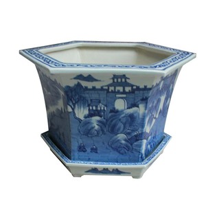 <span class=keywords><strong>Pot</strong></span> de fleurs <span class=keywords><strong>en</strong></span> céramique bleu et blanc antique peint à la main avec plateau, style chinois, pour la maison, le jardin, le bureau, <span class=keywords><strong>pot</strong></span> <span class=keywords><strong>en</strong></span> céramique - Product Image 5