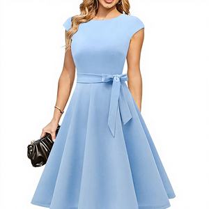 DRESSTELLS Abito da Cocktail in Cashmere con Diamanti da Donna, Elegante per Cerimonie, Matrimoni, Chiesa, Vintage, <span class=keywords><strong>Tea</strong></span> Party, Silhouette a Matita, Lunghezza Midi - Product Image 1