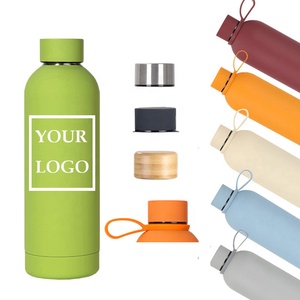 Tùy chỉnh in 350ml 500ml 750ml 1000ml đôi Tường Cách Nhiệt nhiệt chai cao su mềm sơn nước bằng thép không gỉ chai - Product Image 3