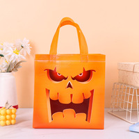 Nouvel Arrivage Sac Cadeau en Tissu Non Tissé Thème Halloween et Citrouille pour Emballage de Bonbons et Cadeaux, Sac Vide, Vente en Gros