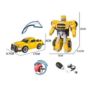 Jouet eppt pour enfant, voiture robot, jouet à assembler, amusant, 2 en 1, pour les petits - Product Image 2
