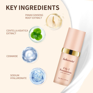 Lakerain Beauty Long Lasting 4-in-<strong>1</strong> Love Your Concealer Full <strong>Coverage</strong> Liquid Foundation Hydrating <strong>Formula</strong> Waterproof Makeup - Product Image 2