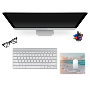 แผ่นรองเมาส์เกมมิ่งแบบยางพิมพ์ลายชายหาดตามสั่ง พื้นผิวเรียบ แผ่นรองเมาส์สำนักงาน พิมพ์ลายแบบซับลิเมชั่น สำหรับเมาส์แล็ปท็อป - Product Image 2