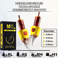 Membrane souple avec logo personnalisé 0803rl Aiguille de cartouche de tatouage Mo de haute qualité pour stylo de tatouage sans fil