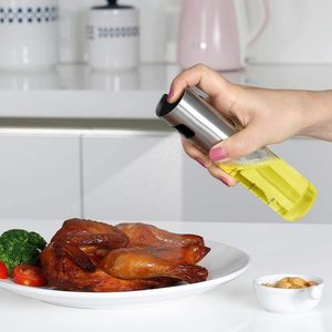 Pulverizador de garrafa de aço inoxidável qzq, pulverizador de vinagre para salada e churrasco, de plástico - Product Image 4