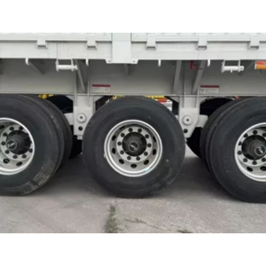 Remorque de <span class=keywords><strong>camion</strong></span> à ridelles 3 essieux 50t à prix avantageux à vendre - Product Image 4