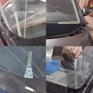 4 cái xe kính chắn gió kính chắn gió cửa sổ kính kéo t xử lý tháo gỡ Bộ công cụ loại bỏ - Product Image 6
