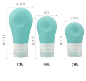 Bouteilles de voyage portables en silicone, tubes en silicone compressibles anti-fuite, contenants de toilette de voyage, accessoires de voyage - Product Image 2