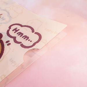 कस्टम लोगो एल-आकार कार्यालय फ़ाइल फ़ोल्डर pvc दस्तावेज़ बैग के साथ pp जेबों प्रस्तुति फ़ोल्डर के साथ - Product Image 6