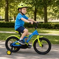 Vélo pour enfants avec cadre en aluminium de 16 pouces, système de freinage double, certificat CPC, vélo pour enfants de 4 à 8 ans, vente en gros