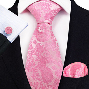 Conjunto de <span class=keywords><strong>Corbata</strong></span> de Negocios <span class=keywords><strong>Azul</strong></span> <span class=keywords><strong>Marino</strong></span> y Negra de Poliéster para <span class=keywords><strong>Hombre</strong></span> con Pañuelo de Bolsillo y Gemelos, Set de Regalo para <span class=keywords><strong>Traje</strong></span> de Boda - Product Image 4