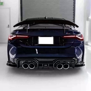 A-<span class=keywords><strong>D</strong></span> Phong Cách Sợi Carbon Phía Sau Spoiler Cao Cánh Thiên Nga Cổ Spoiler Cho BMW G82 G83 M4 Phía Sau Cánh Đuôi Xe Phụ Kiện - Product Image 6