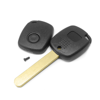 Coque de clé télécommande 1B avec pavé de boutons et lame non coupée
