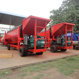 Compost portable trommel gold screening plant for washing and separating gold and rock - Product Image 3