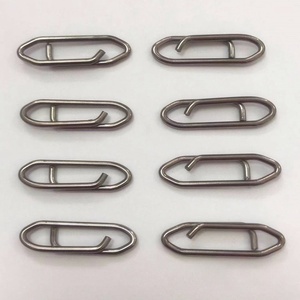 1000 pièces en acier inoxydable pince de vitesse changement rapide pêche puissance s'enclenche eau douce et eau salée émerillons et matériel - Product Image 4