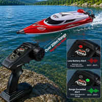 Bateau RC HJ809 avec fonction de largage de ligne, modèle de bateau rapide RC, jouet RC d'extérieur pour la pêche
