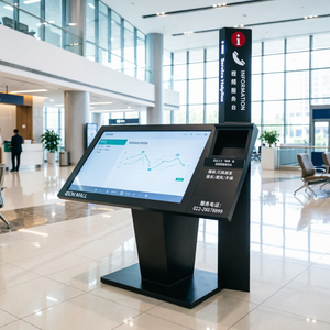Tablero de Directorios <span class=keywords><strong>Interactivo</strong></span> con Pantalla Táctil de 65 Pulgadas y Múltiples Idiomas, Kiosco de Autoregistro con Función de Videollamada para Guía Hospitalaria - Product Image 3