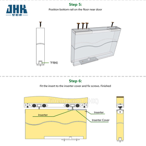 <span class=keywords><strong>JHK</strong></span> Bypassed Door Veneer Acabado al ras Puerta corredera Venta al por mayor Partición interior Proveedor Industrial Puertas correderas para el hotel - Product Image 3