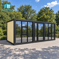 Maisons préfabriquées économiques, modulaires, portables, chaudes, de 20 pieds, extensibles et pliables, pour toilettes et hôtels