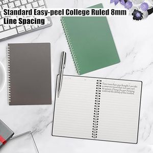 Carnet papier à reliure <span class=keywords><strong>spirale</strong></span> pour étudiants avec couverture rigide pour la prise de notes et l'organisation - Product Image 5