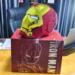 Casco Iron Man Jarvis 1:1 Collezione Grado MK5, Maschera Intelligente con Controllo Vocale, Tecnologia Tre-in-Uno, Apertura e Chiusura Luminosa - Product Image 3
