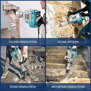 Premium 14.5Amp SDS-Hex martinetto demolitore 65 joule per cemento resistente demolitore per pavimenti in cemento - Product Image 4