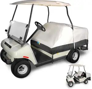 Capa de assento para carrinho de golfe resistente à prova d'água, universal para 4 passageiros, carros club Ezgo, Yamaha, contra chuva e neve