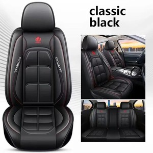 Housses <span class=keywords><strong>de</strong></span> siège <span class=keywords><strong>de</strong></span> voiture universelles en cuir <span class=keywords><strong>de</strong></span> luxe Ensemble complet <span class=keywords><strong>de</strong></span> sport 5 sièges Kit coussin <span class=keywords><strong>de</strong></span> voiture pour 99% modèles - Product Image 4