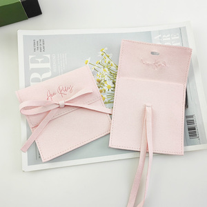 Bolsas de Regalo de Terciopelo Rosa Personalizadas, Bolsas de Embalaje de Joyería de Microfibra y Gamuza para Exhibición de Joyas - Product Image 5