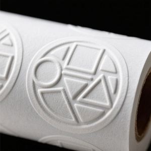 Custom Luxury Texture Paper <b>logo</b> Embossed 3D <b>Stickers</b> Labels Perfume Decorating Packaging Labels - Product Image 4