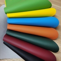 Simili cuir PVC gaufré imprimé, résistant aux rayures, élastique, avec support tricoté, ignifuge, pour housses de siège auto et revêtements.