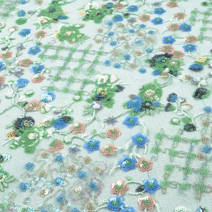 Mới Đầy Màu <span class=keywords><strong>S</strong></span>ắc Nhân Hoa <span class=keywords><strong>Sequin</strong></span> Vải Ren Cho Buổi Tối Cô Dâu Ăn Mặc Cho Phụ Nữ Và Cô Gái - Product Image 2