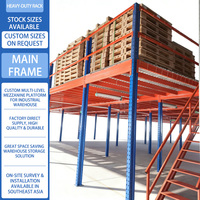 Sistema de Almacenamiento de Entrepiso de Múltiples Niveles Personalizado, Estantería para Almacén, Sin Pernos, Capacidad de Carga de 300 kg, 500 kg, 1000 kg/m²