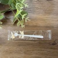 Plastic Micro Tiny Powder Spoon Scoop 0.025ml 0.05ml 0.1ml 0.15ml 0.2ml 0.01g 0.02g 0.04g 0.05g 0.07g 0.08g 0.1g Short Handle