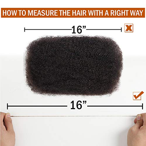 Extensiones de Cabello Humano Afro Rizado al Por Mayor, Grado Remy, con Doble Trama a Máquina, Resistentes al Desprendimiento, Suaves y Brillantes para Trenzas - Product Image 5