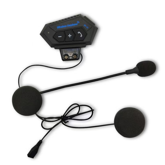 BT-12 10M Transmission Distance Wireless Motorcycle Helmet Intercom Waterproof Wireless Sport Helmet Headset Earphone