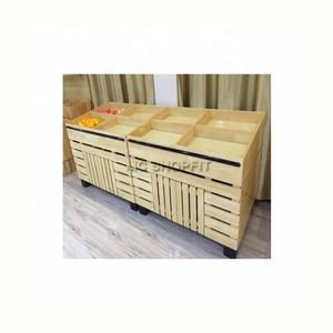 Gabinete de madera de supermercado para estante de exhibición de alimentos secos estante de exhibición de pan de aperitivos - Product Image 6