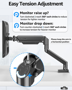 Double <strong>Monitor</strong> <strong>Stand</strong> Fits 13-32 Inches Can Load 2-10kg <strong>Monitor</strong> <strong>Stand</strong> For 2 <strong>Monitors</strong> - Product Image 6